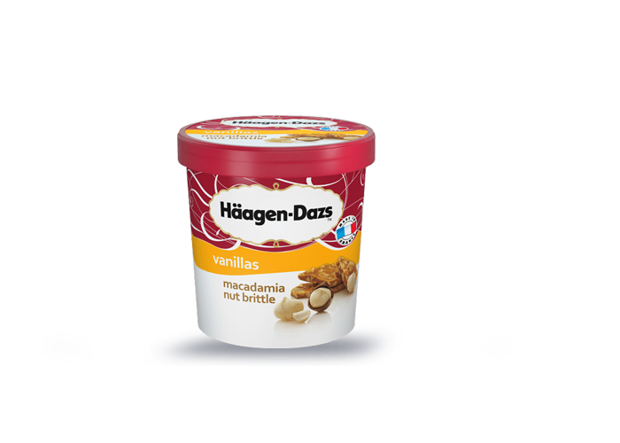 MACADAMIA NUT BRITTLE HAAGEN DAZS 100ML